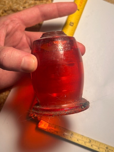 Whelen Light cover red