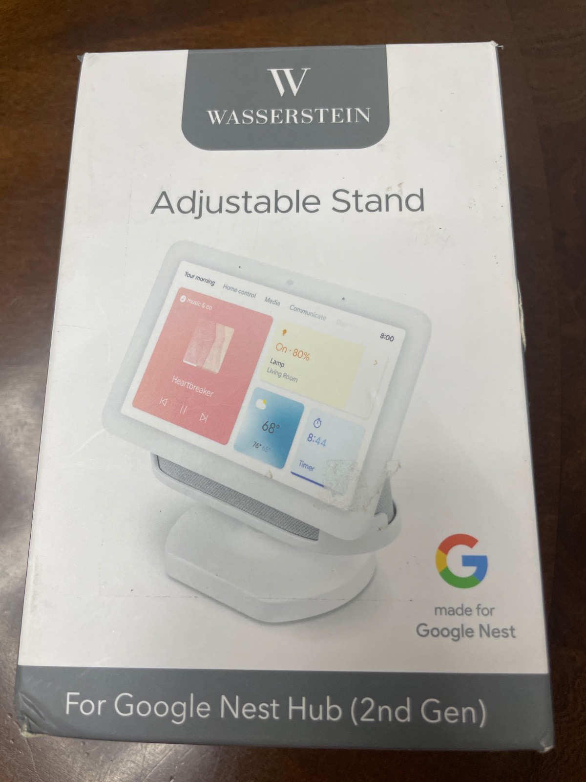 Wasserstein Adjustable Stand for Google Nest Hub