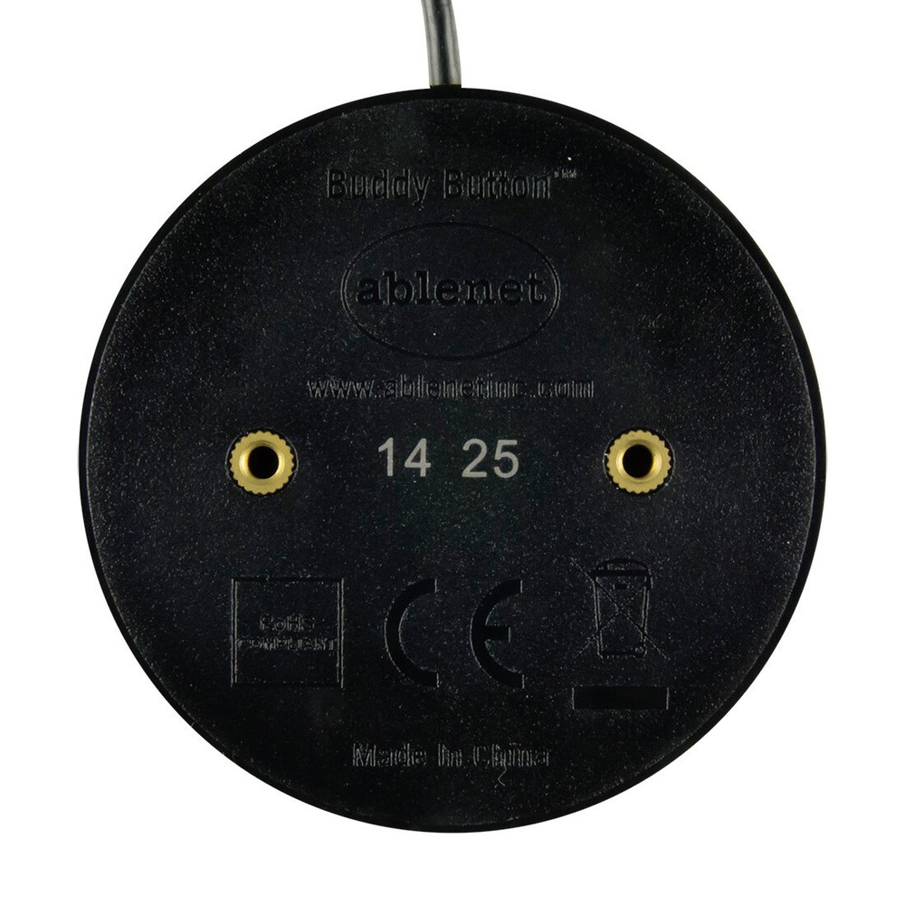 AbleNet Buddy Button Switch Yellow - Assistive Technology Switch - #57500