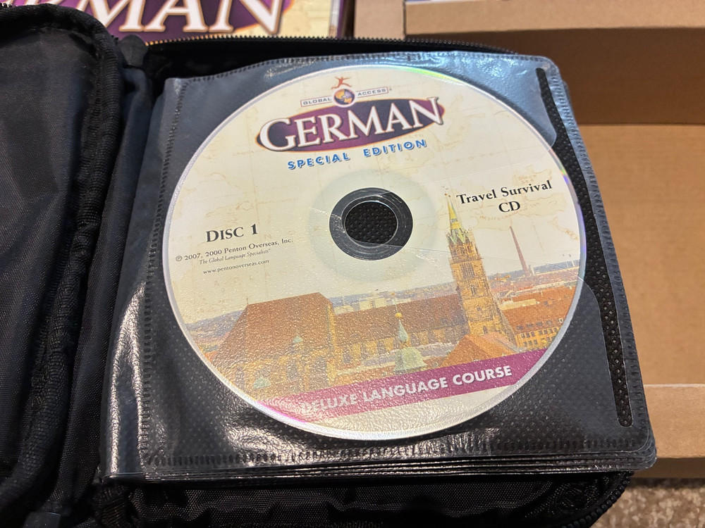 Learn German Language - Instant Immersion Lab & Global Access - 2 RARE CD Sets!