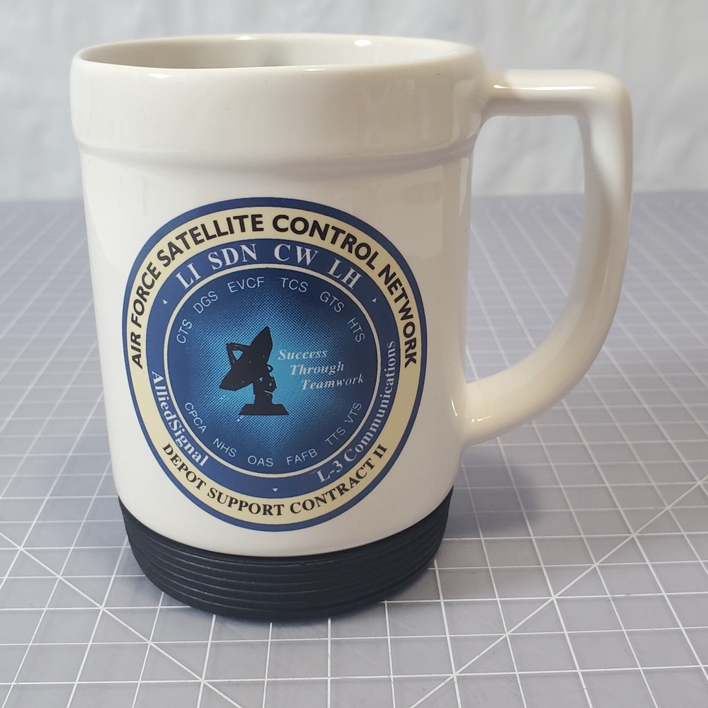 Air Force Satellite Control Network Depot Support Coffee Cup