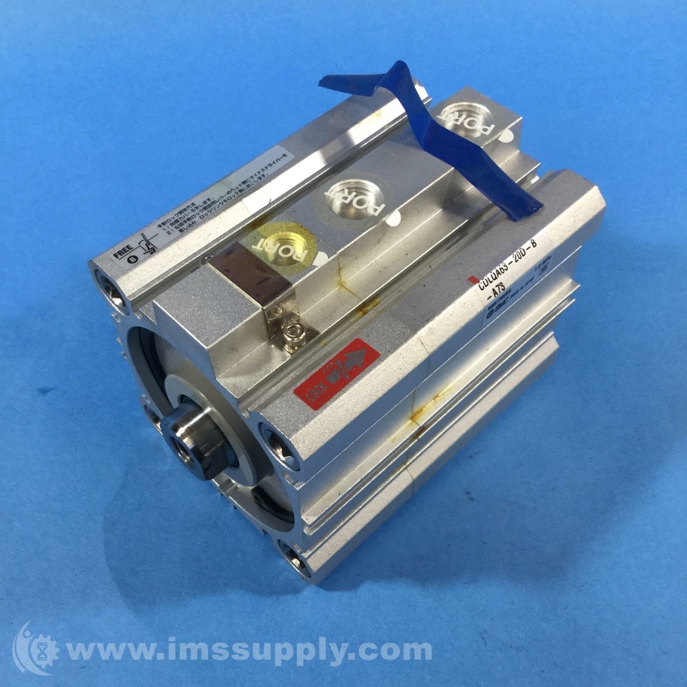 SMC CDLQA63-20D-B-A73 Compact Cylinder with Lock FNOB