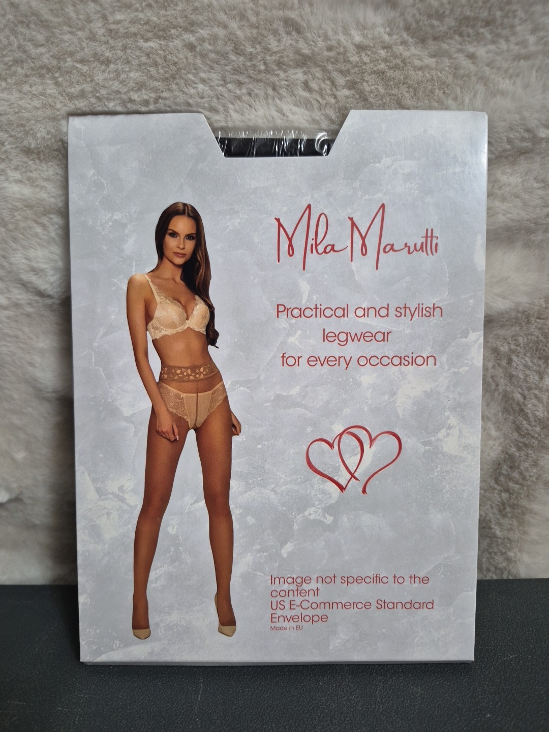 Mila Marutti French Cut Pantyhose Margherita Size Small Black