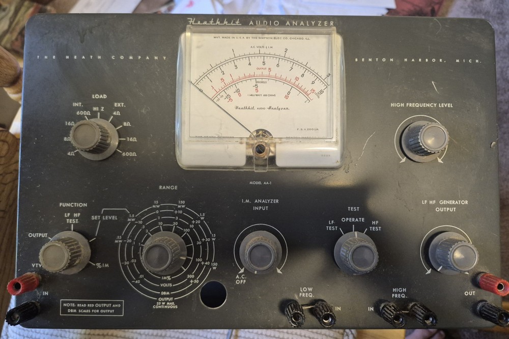 Heathkit Audio Analyzer Model AA-1 Vintage
