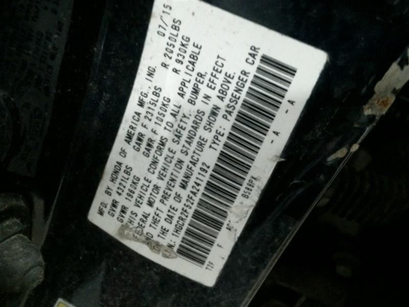 ACCORD 2015 High Mounted Stop Light 1044787961