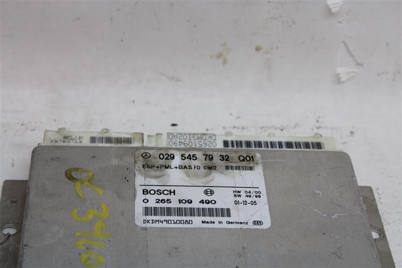 ABS CONTROL MODULE COMPUTER E320 E430 E500 E55 00 01 02 03 0295457932 1153698