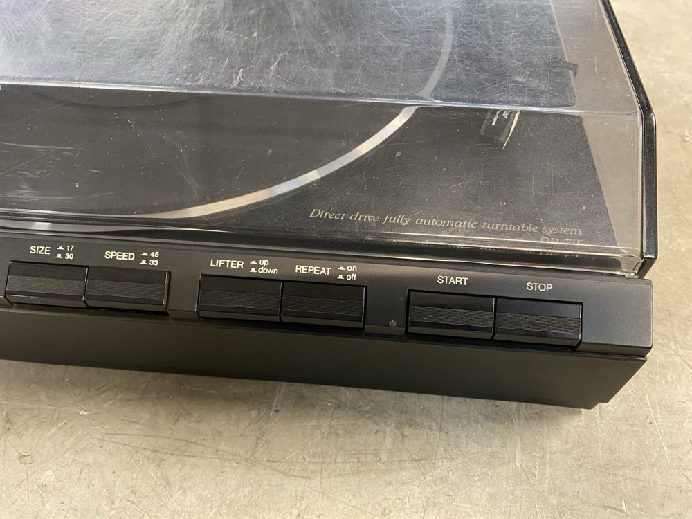 Denon DP-7F Quartz Full Automatic Direct Drive Turntable - SHOWN WORKING