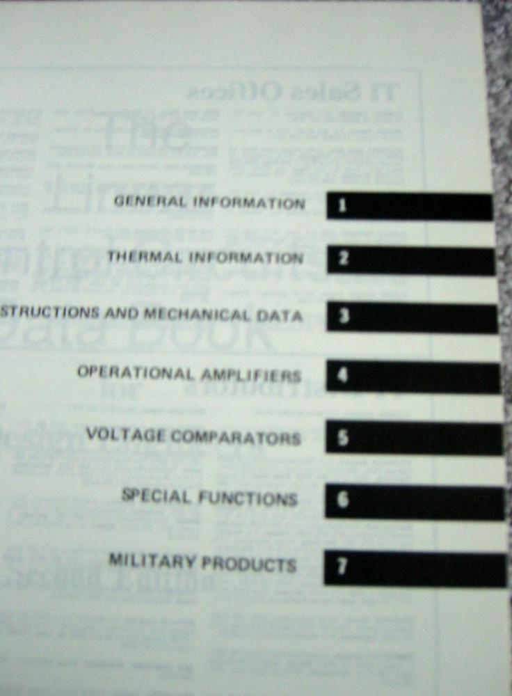 Texas Instruments 2 Data Book Set - 1980-1981 Linear Control and Line Driver
