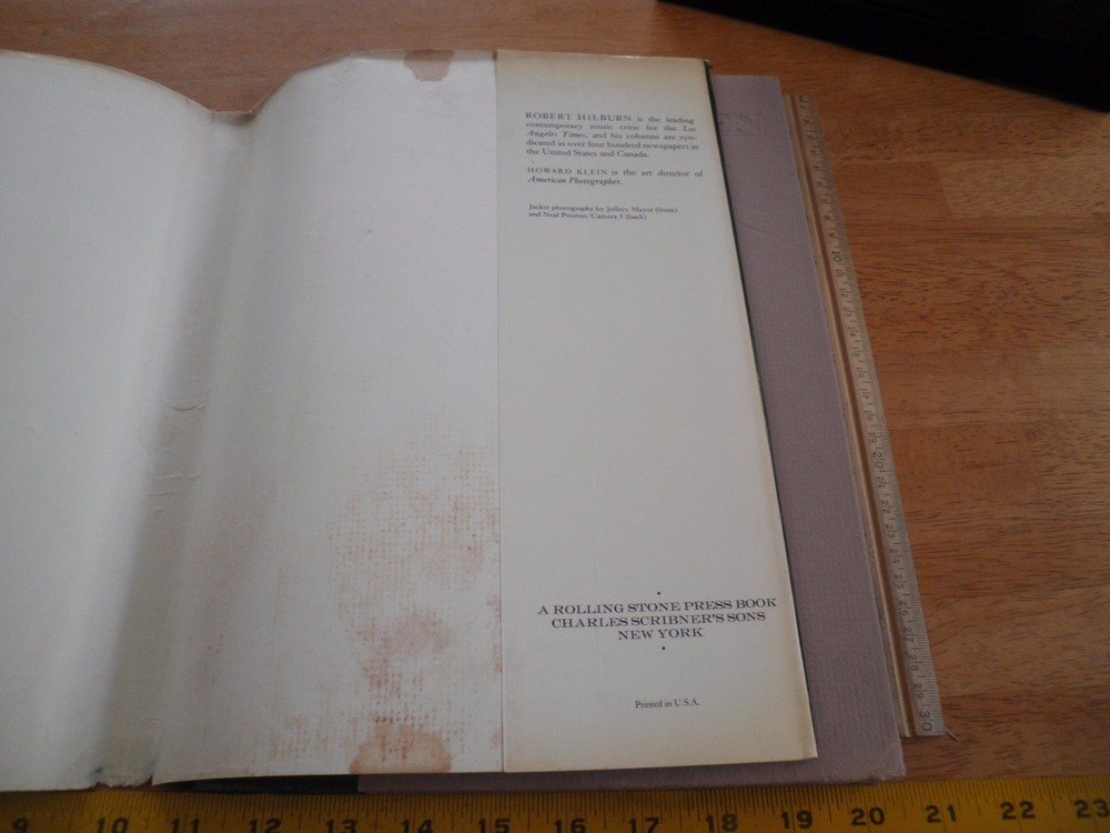 Springsteen HBDJ book 1985 Rolling Stone Bruce