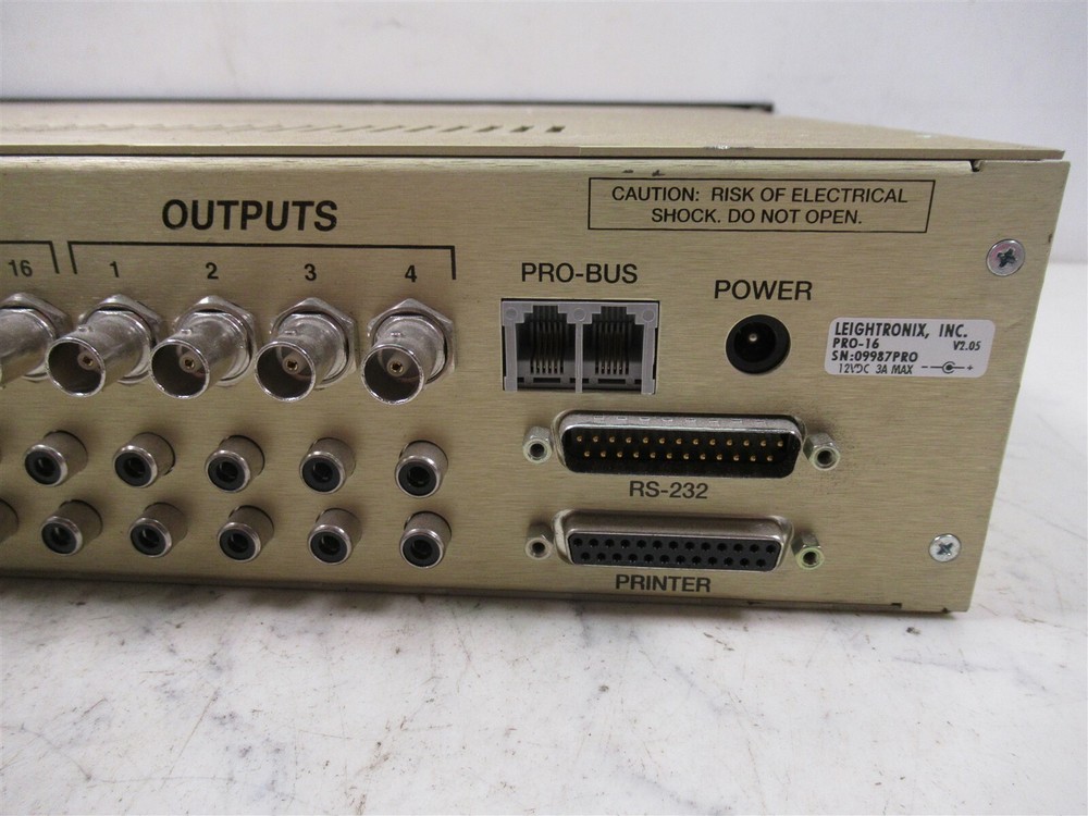 Leightronix Pro 16 Event Controller Audio Video Switcher