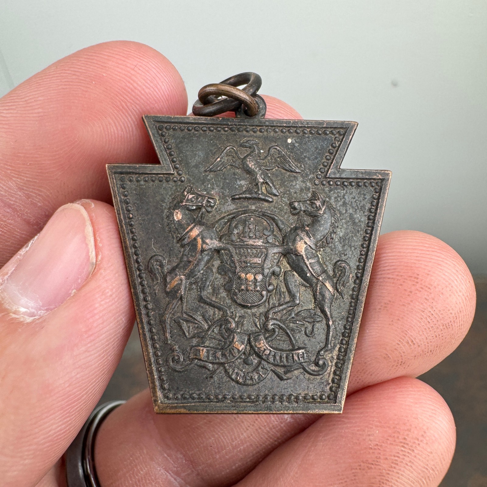 Vtg US Spanish American War Pennsylvania National Guard NGP Medal