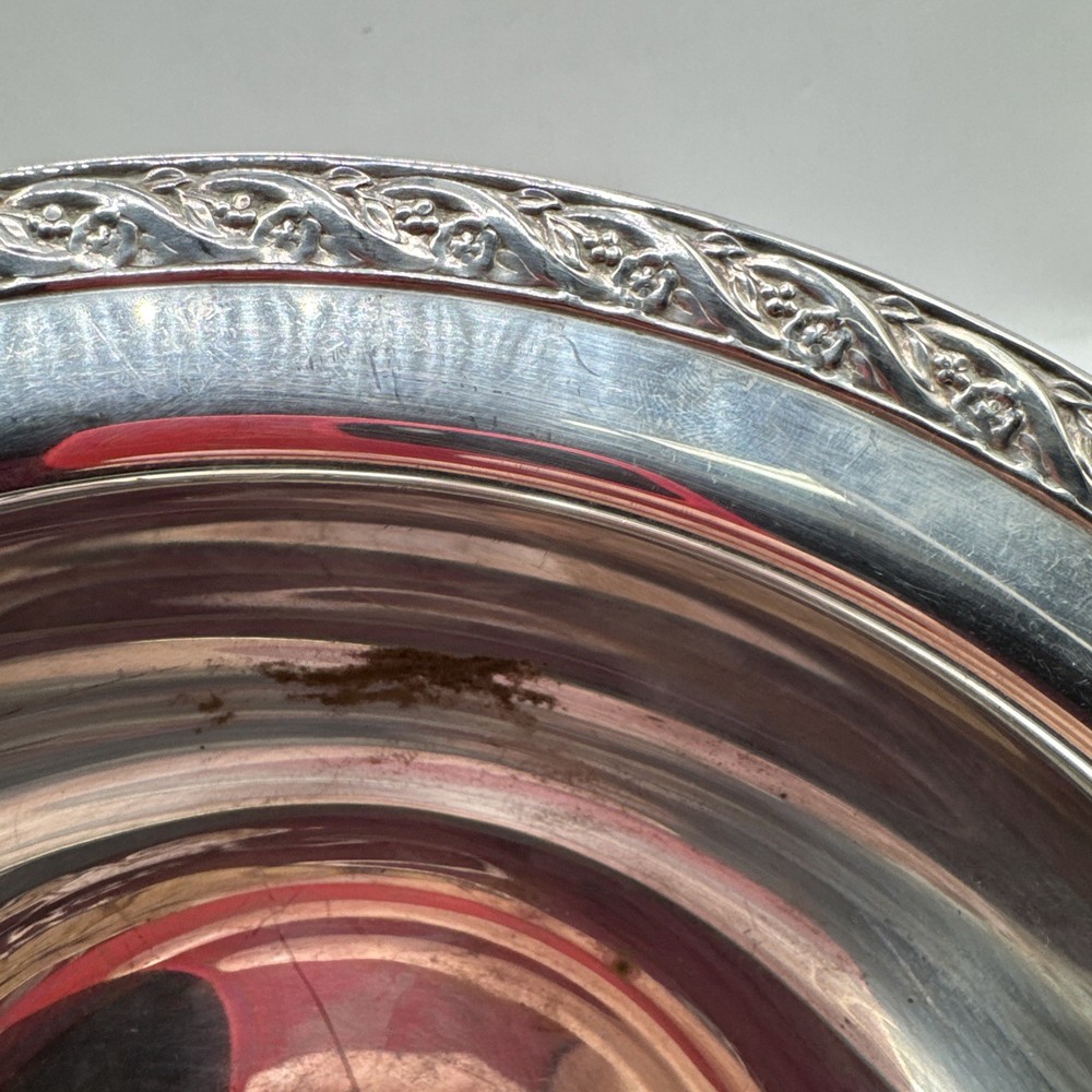 Wm. Rogers & Son Spring Flower Silverplate Lidded Serving Dish #3062