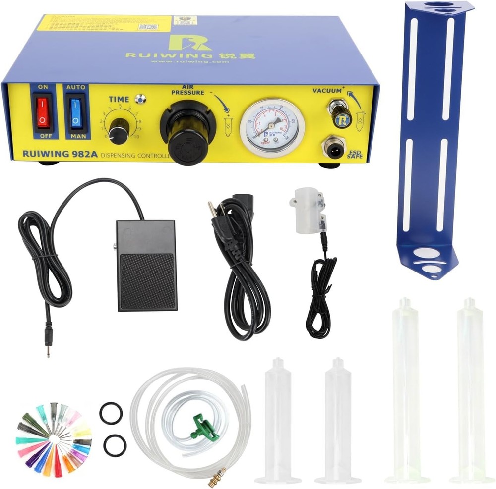 982A Auto Glue Dispenser 110V - Digital Solder Paste Liquid Controller 110V