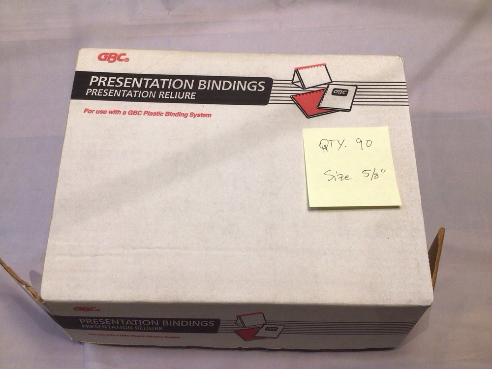GBC Binding Spirals (Coils) 5/8" Diameter, Whites - Quantity 90 - 40000086