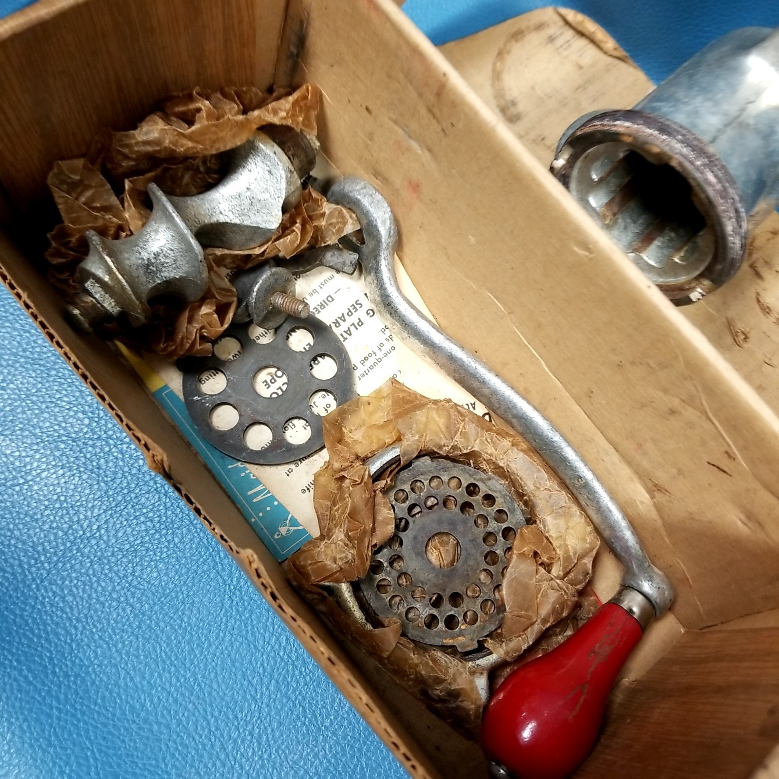 VTG Maid of Honor Household Food Chopper Grinder Set SZ 15 #4710 W Box