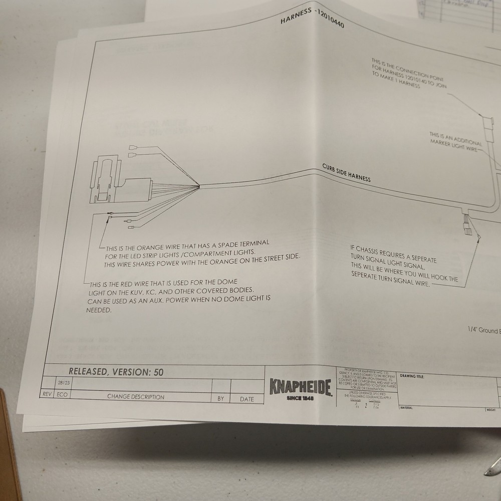 Knapheide 20128850, 5 Light Surface Mount Light Kit NIB
