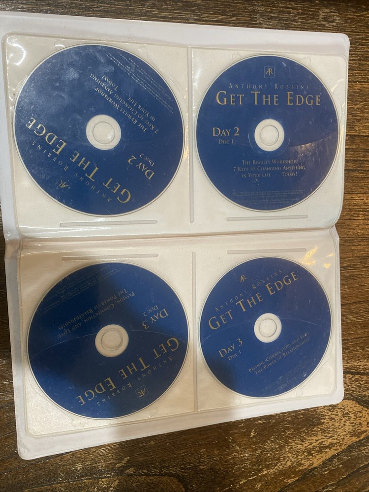 Anthony Tony Robbins Get The Edge 7-Day Program 10 CD Set