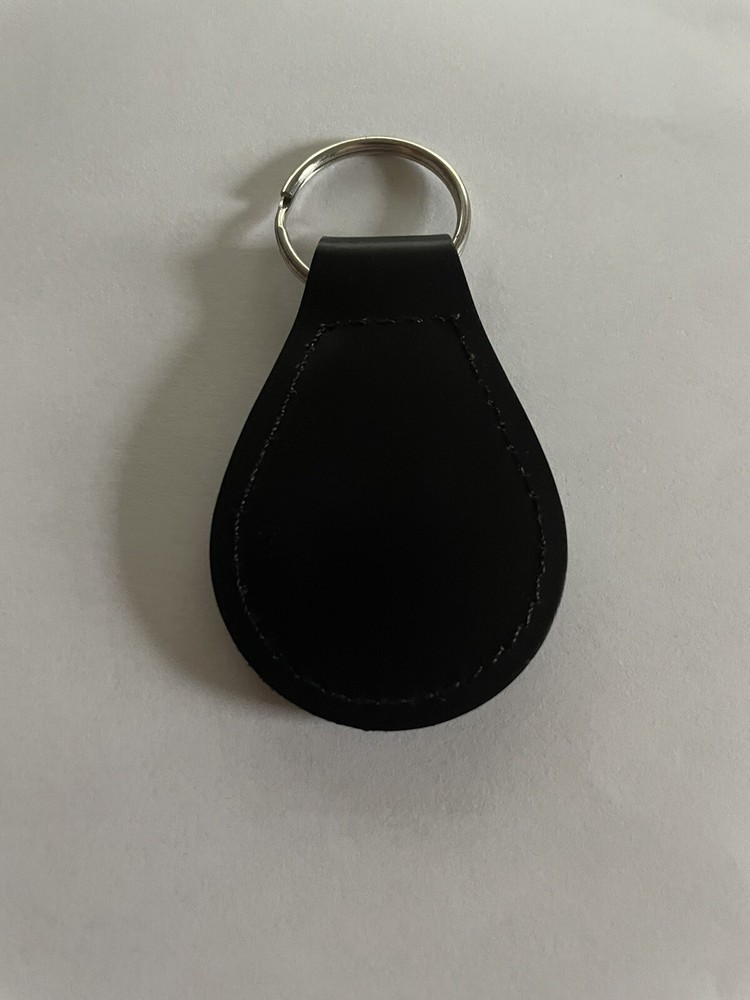 Ford Lightning Keychain Black Leather Ford key chain