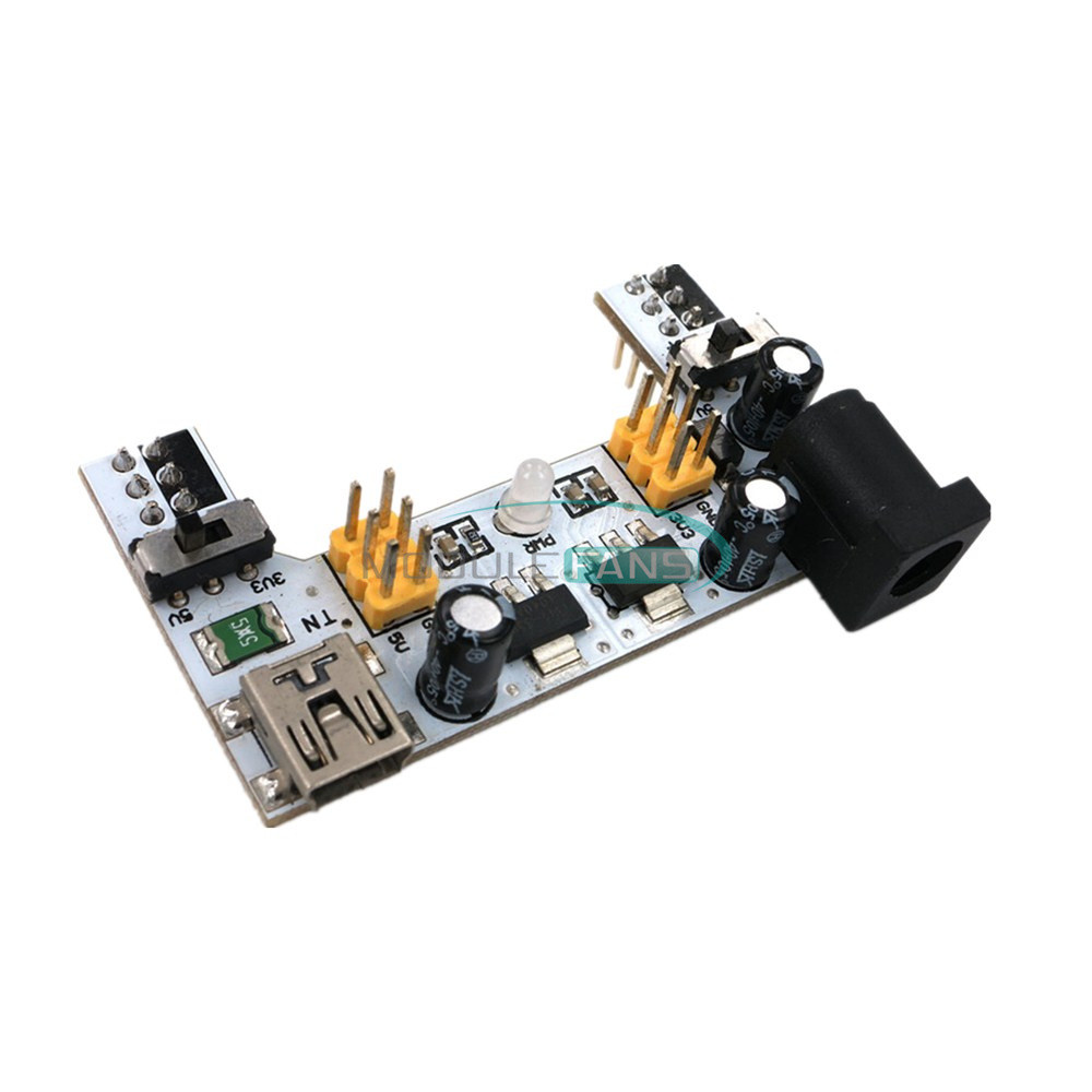 Mini USB MB102 Breadboard DC7-12V Power Supply Module For Arduino Bread Board