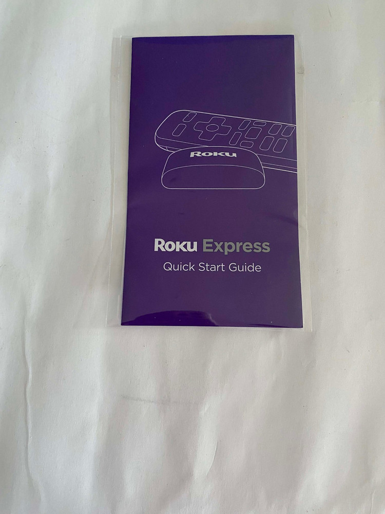 Roku Express Quick Start Guide Booklet/pamplet NEW