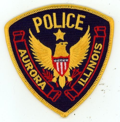ILLINOIS IL AURORA POLICE NICE SHOULDER PATCH SHERIFF