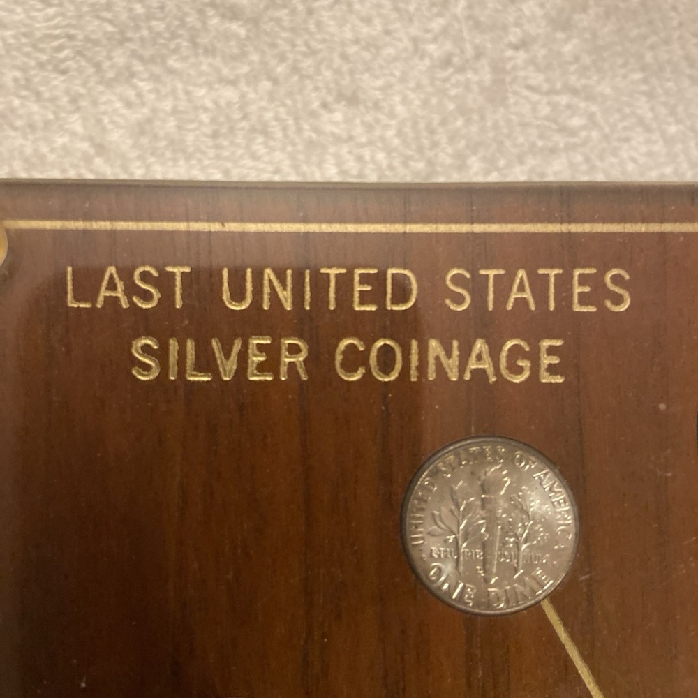 1964 Silver Coin Clock - Working - MK Summers #72 Walnut