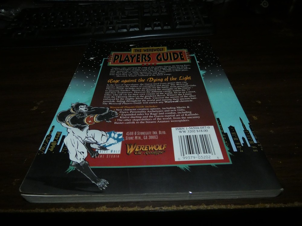 White Wolf: Werewolf: Players Guide: WW3202