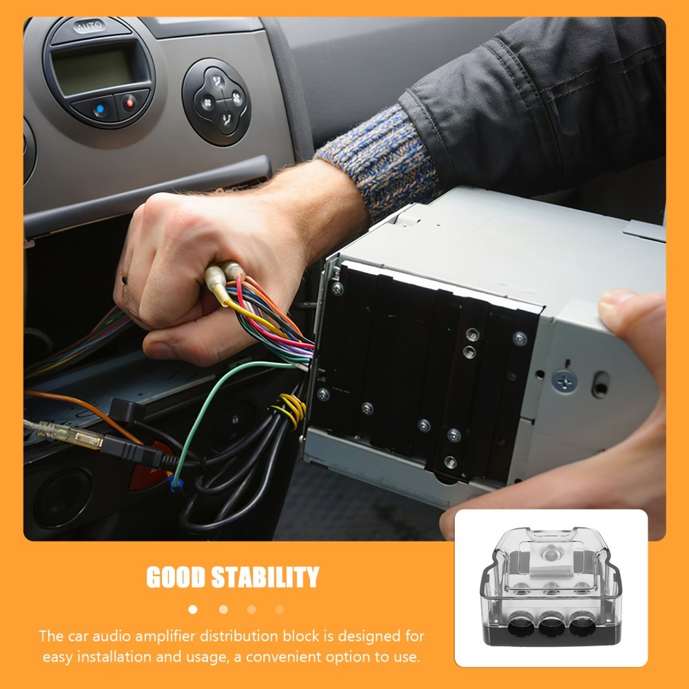 Zinc Alloy Distribution Block For Car Audio Systems Space Saving Design