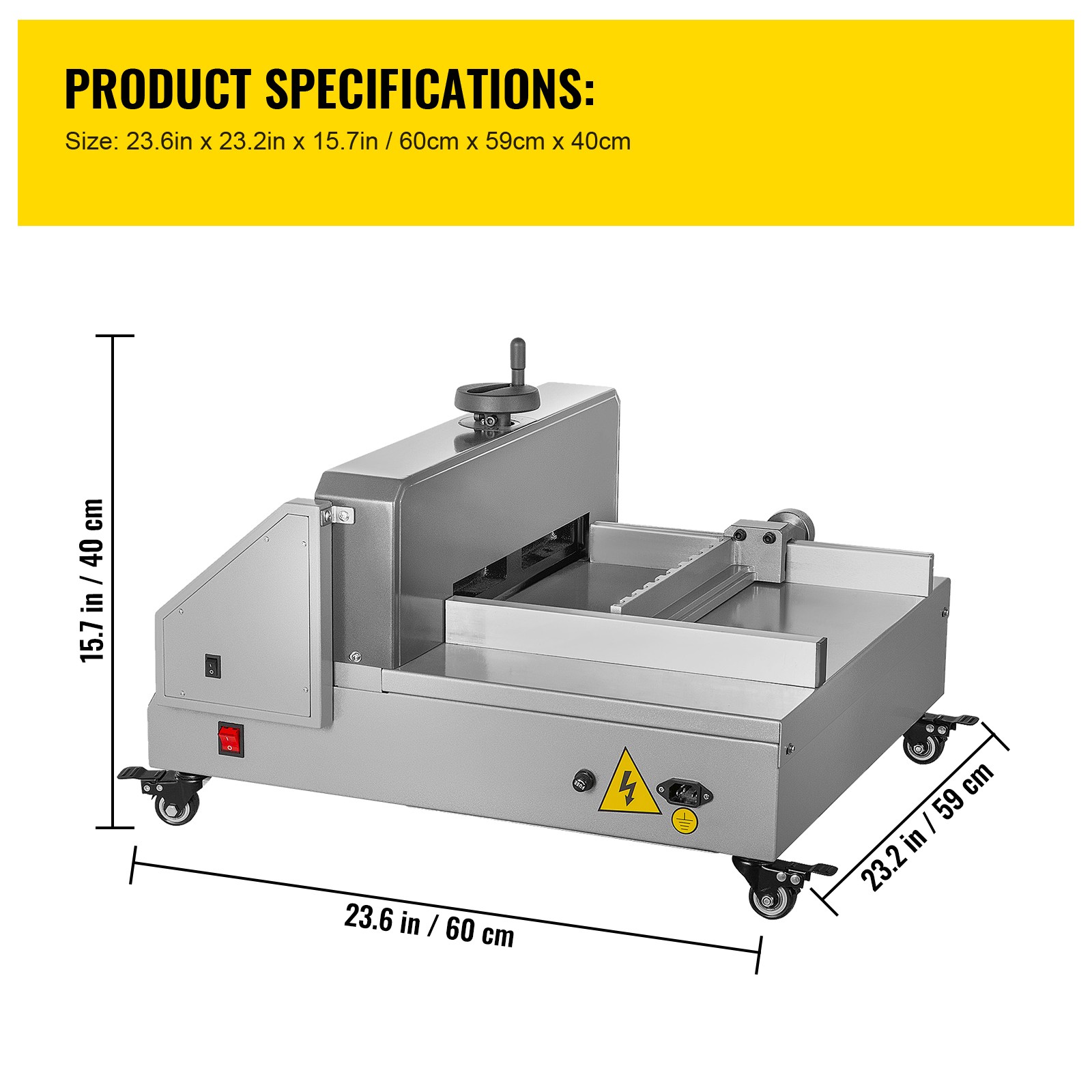 Uimoso Electric Paper Cutter 13" Width 1.57" Thickness Desktop Cutting Paper