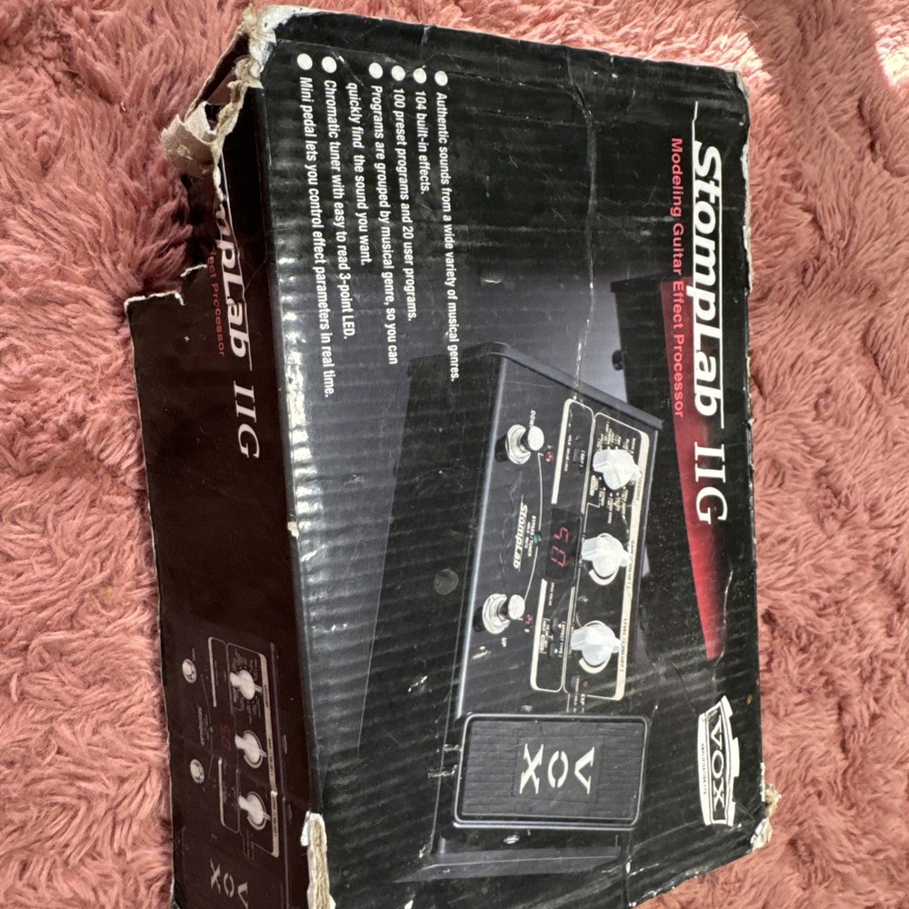 Vox StompLab IIG Digital Modeling Multi-Effects Processor SL2G Electric Guitar