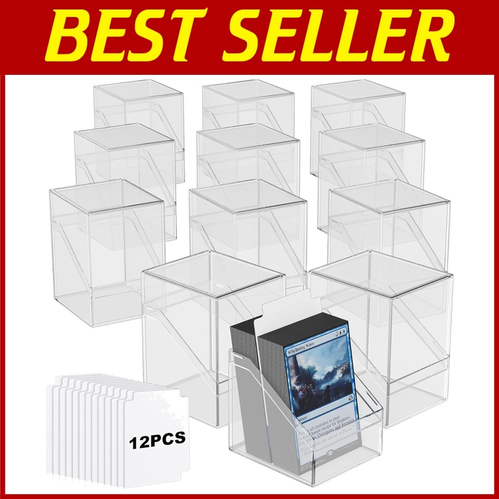 Protective Clear Card Deck Cases, 100+ Sleeved