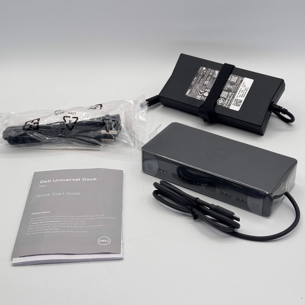 Dell UD22 Universal USB C Docking Station Black