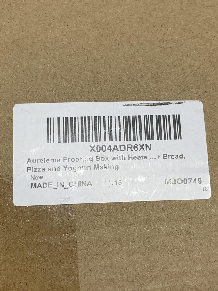 Aurelema Dough Proofer Proofing Box with Heater Temp Controller 120V Bread