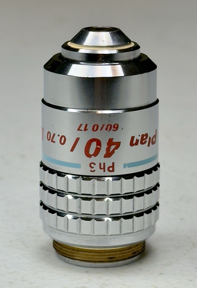 Nikon Ph3 Plan 40X Phase Contrast Microscope Objective