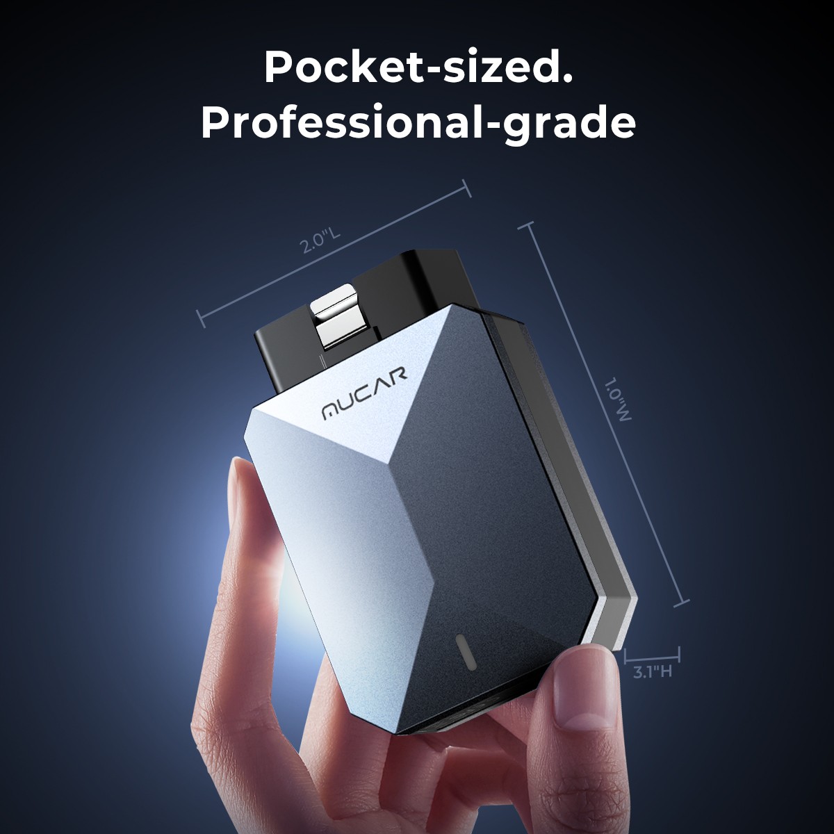 MUCAR BT200 MAX Bluetooth OBD2 Code Reader Scanner Tool Full System AI Diagnose