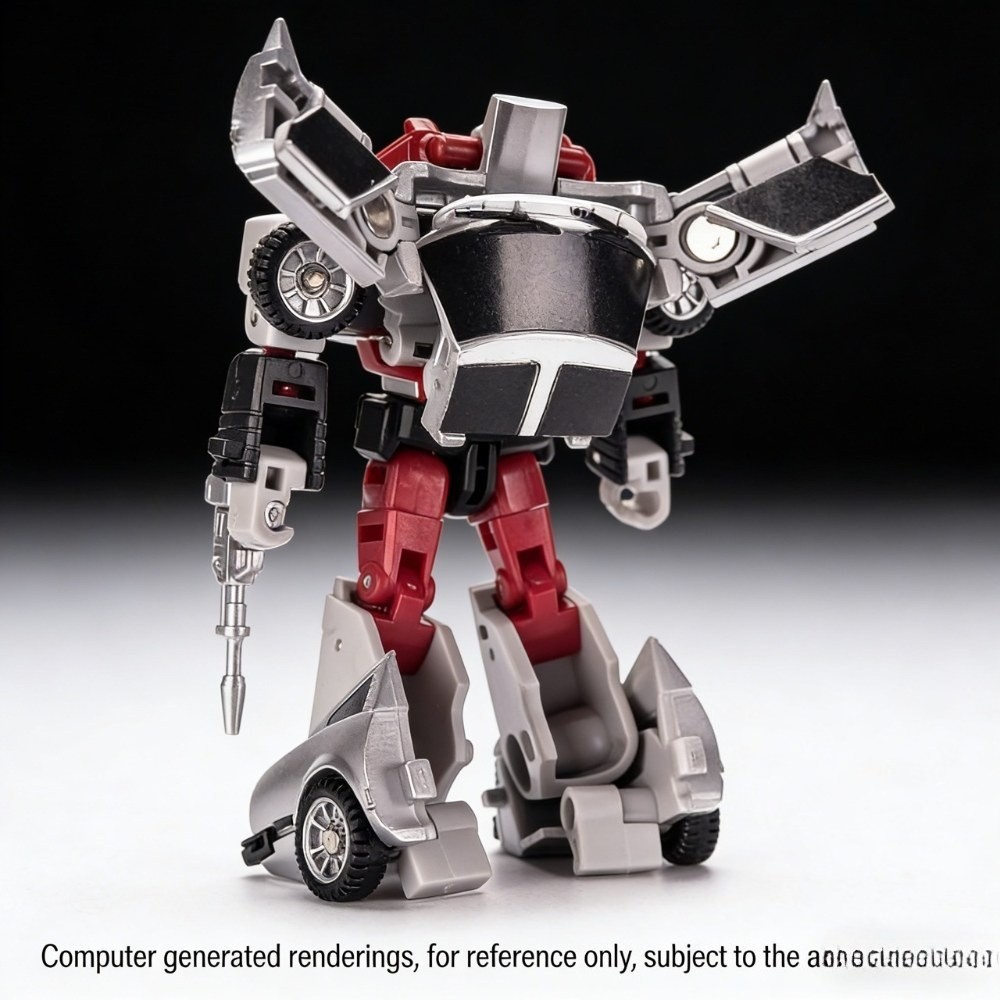 Newage NA H04G Silverstreak Black Rain Gunner Transforming ToyFigure Collectible