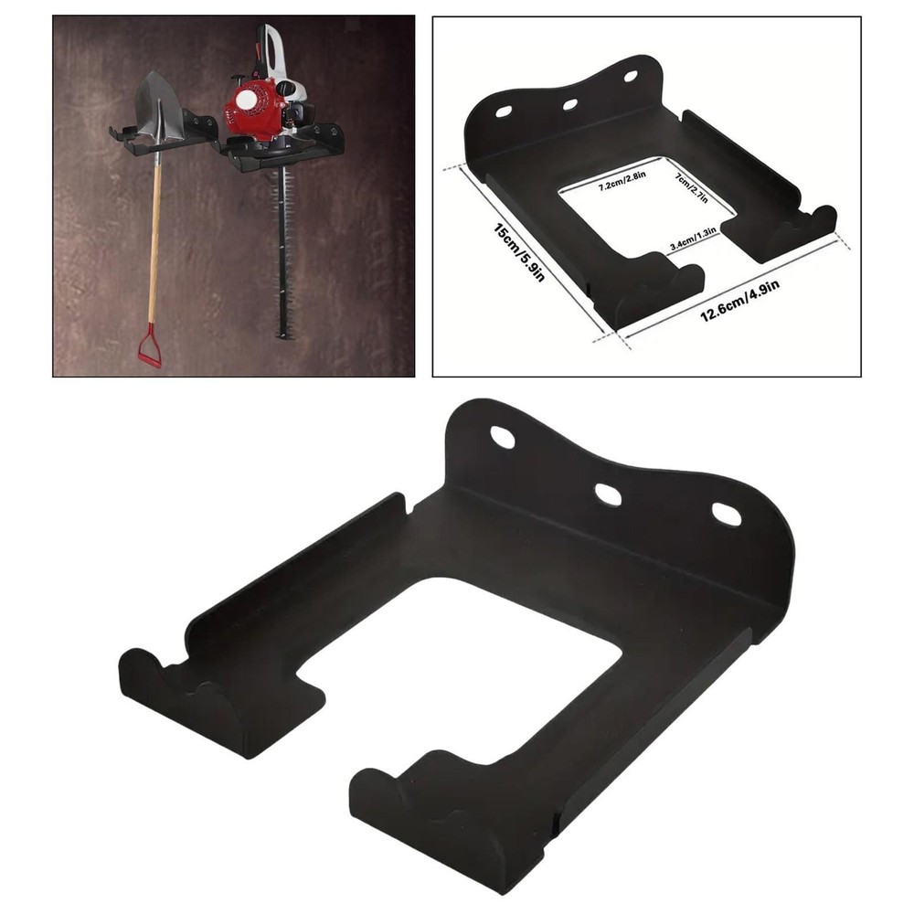 Garage Organizer Trimmer Rack Wall Mounted Sturdy Bracket Weed Eater Hanger