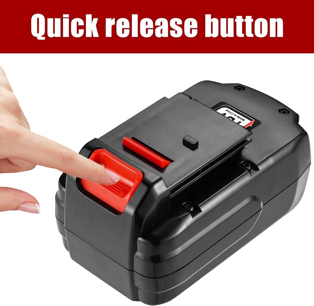 2Pack 18V NiCD Replacement Battery for Porter Cable PC18B 18-Volt Cordless Tools