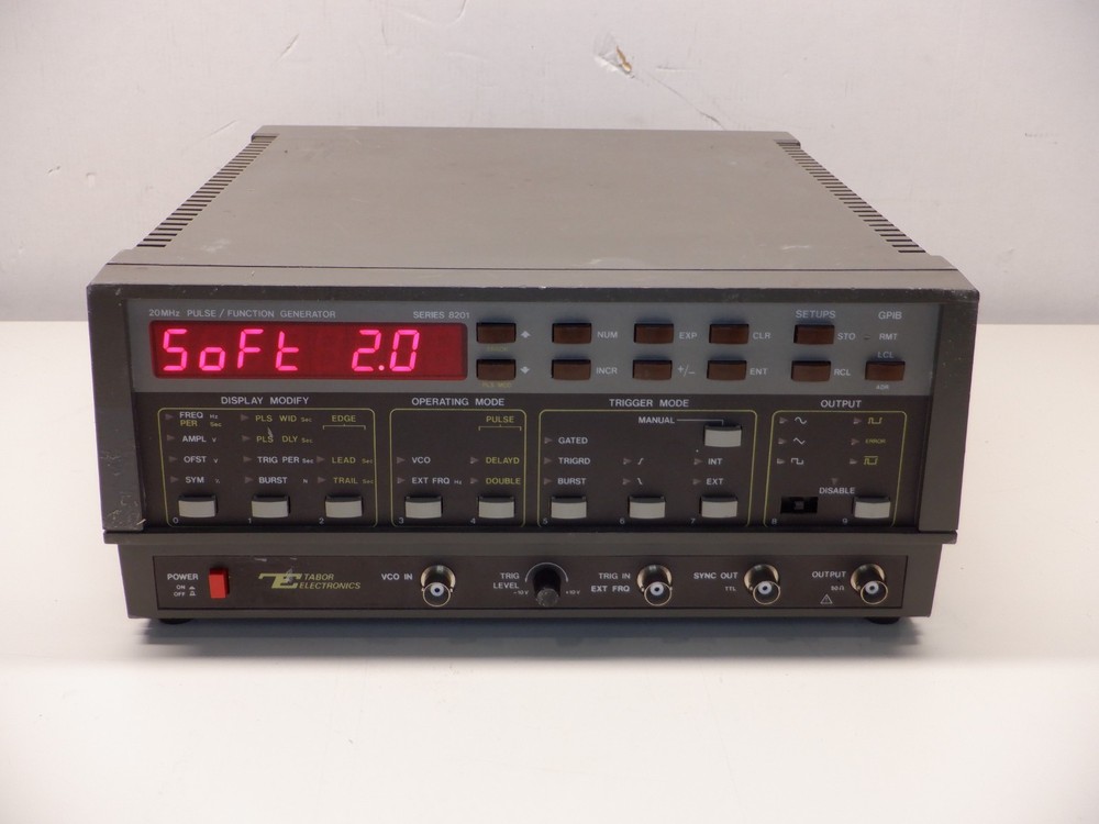 TABOR ELECTRONICS 8201 FUNCTION GENERATOR