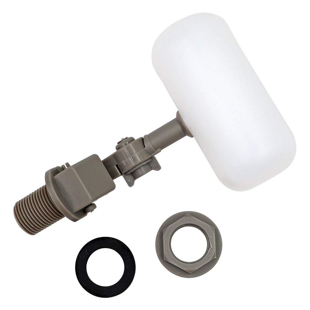 2 Pcs Float Valve 1/2 or 3/4 Water Float Valve with Adjustable Arm Automatic ...