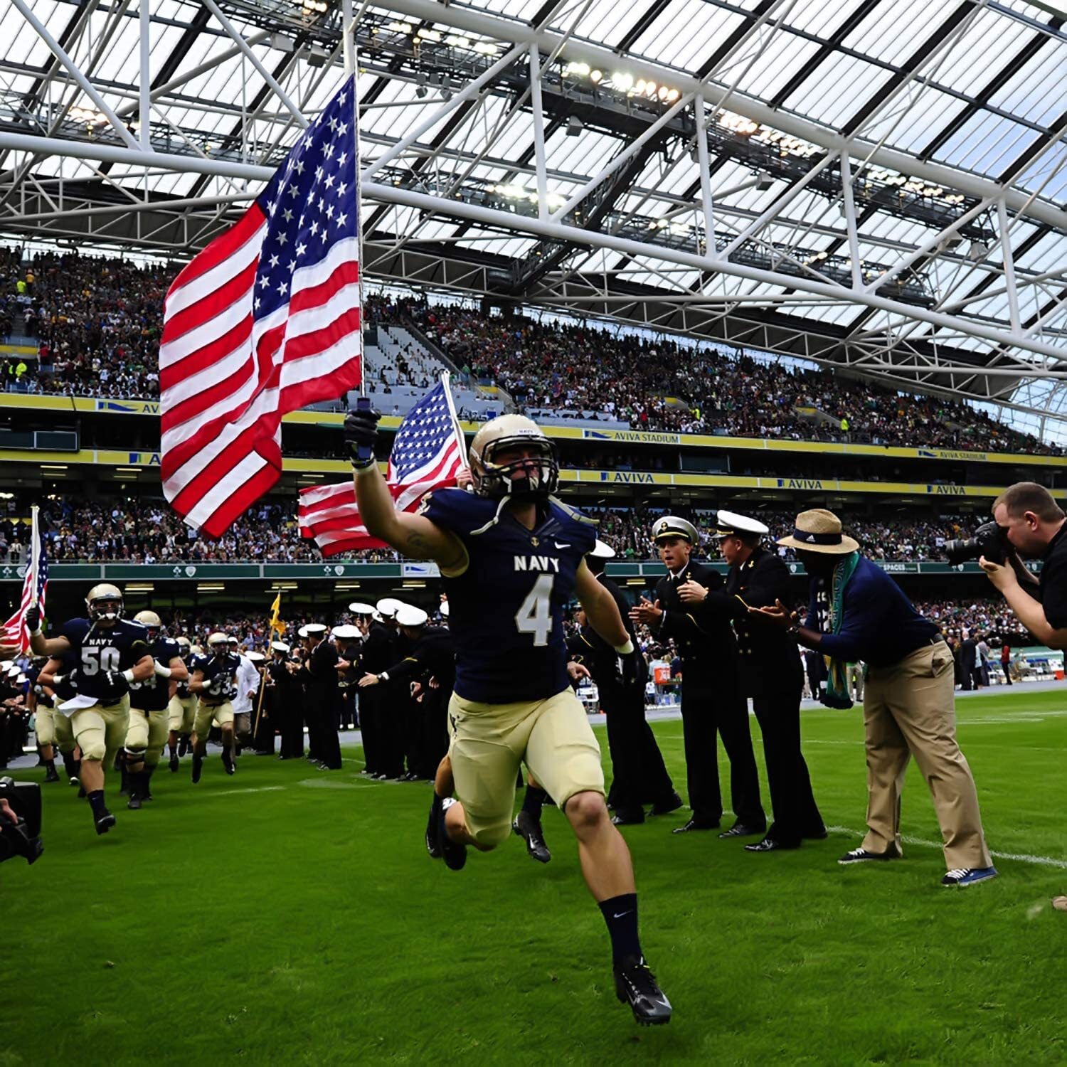 Anley 5 Ft Blue Telescopic Handheld Flagpoles - Extendable Collapsable Flag Pole