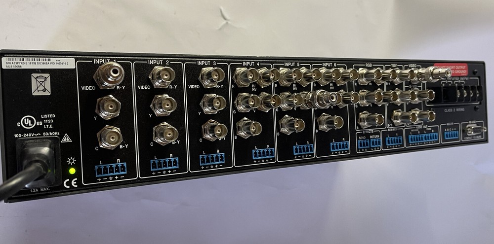 Extron MLS 506SA RGB Component 6 Input Switcher