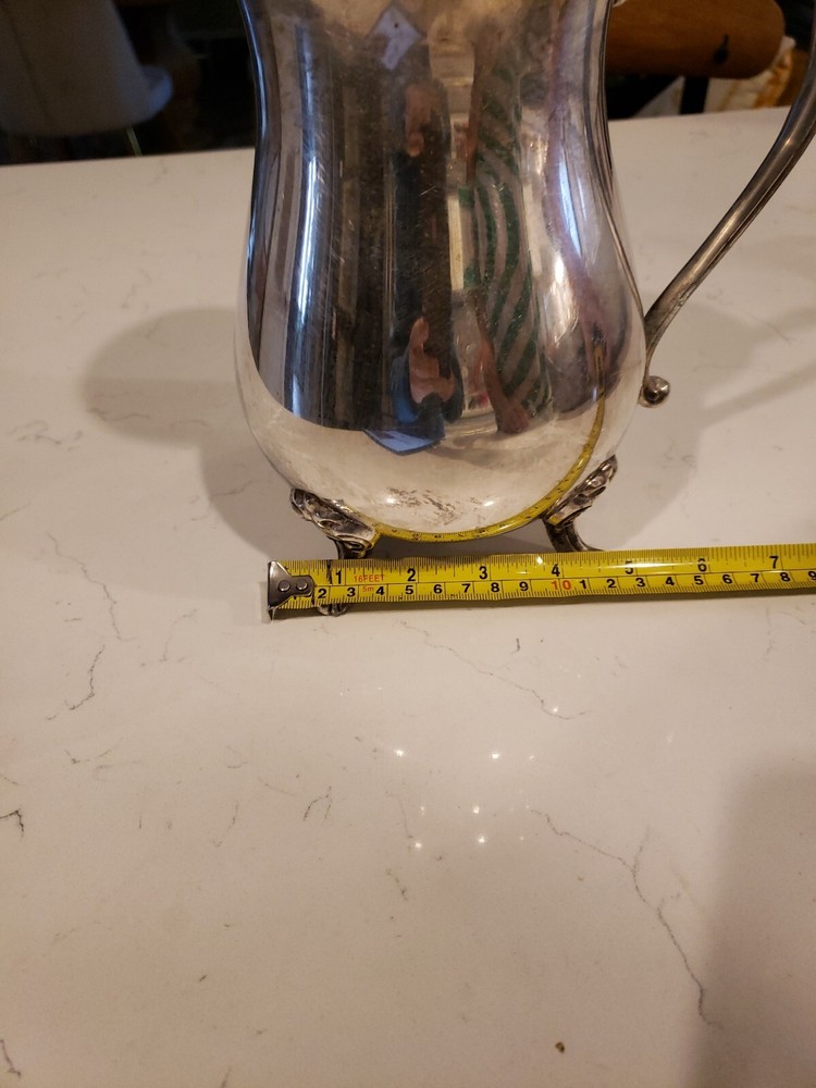 Vintage Silver Plated Water Pitcher