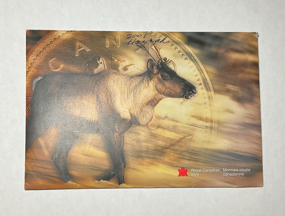 2001 P Canada Prooflike Uncirculated Set Envelope & COA