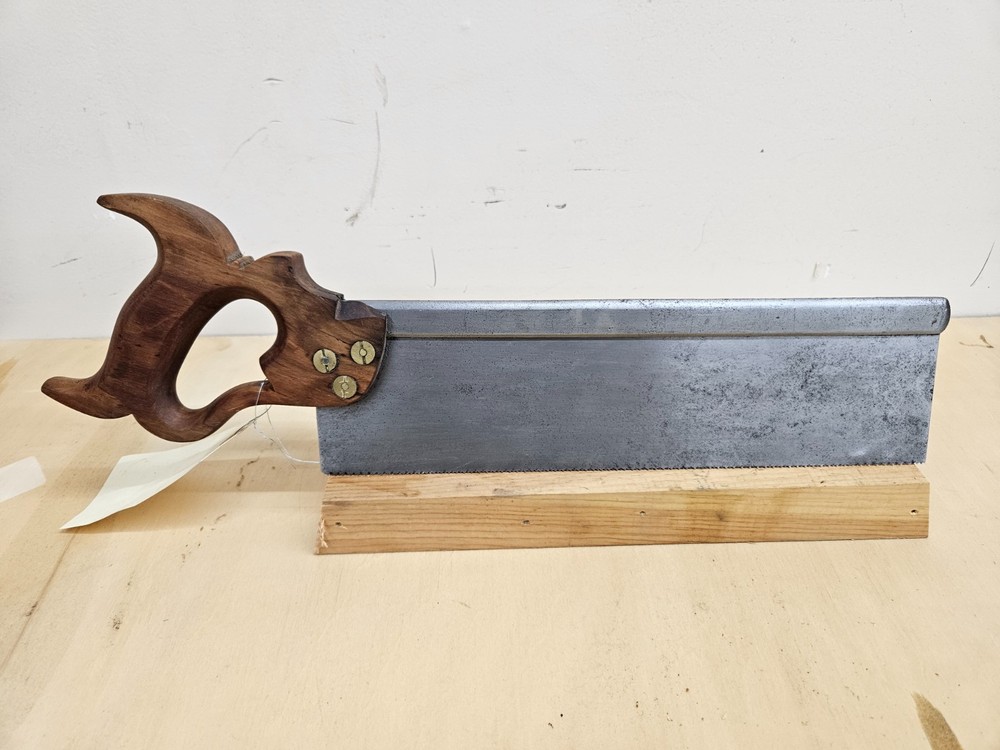 WM McNiece Backsaw, Ready to Use, Hand Sharpened and Hammer Set