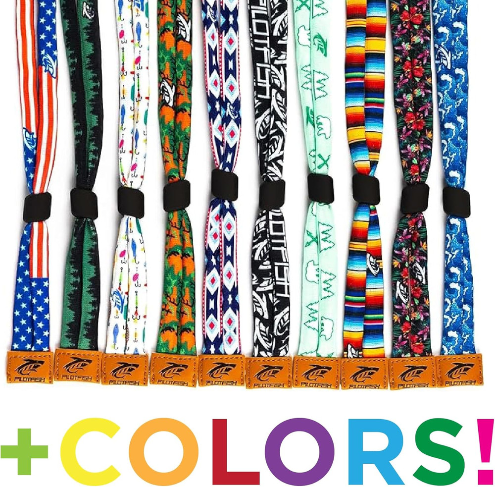 Premium Cotton Eyewear Retainer Sunglass Strap - Multiple Design Options - Soft