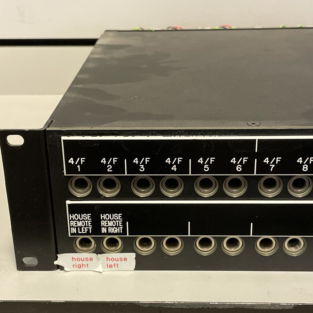 24x2 Audio Patch Bay Panel Rack Mount - COMMUNICATIONS CORPORATION - VERSAPATCH