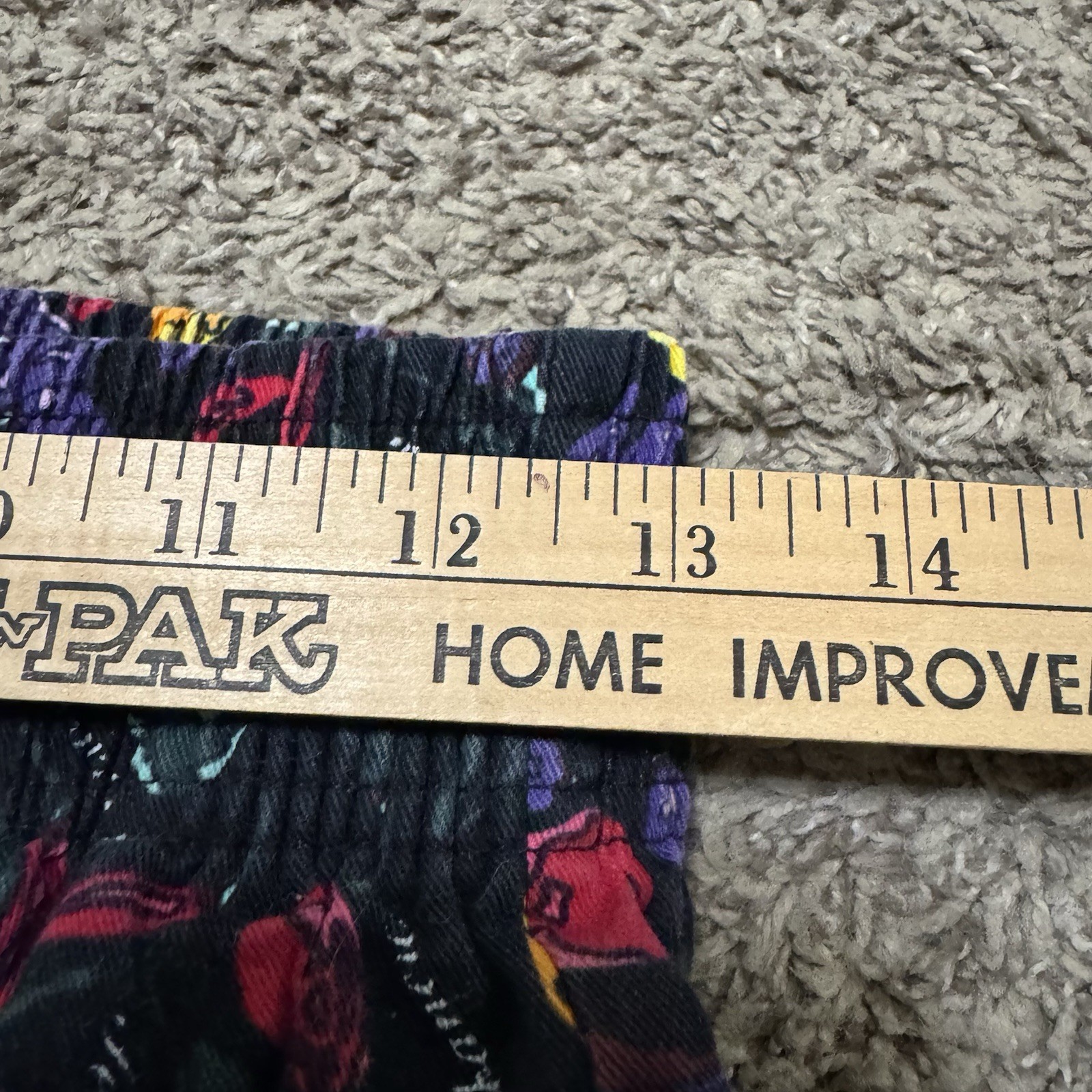 Chefwear Baggy Chef Pants Spicy Hot Peppers, Medium Elastic Drawstring