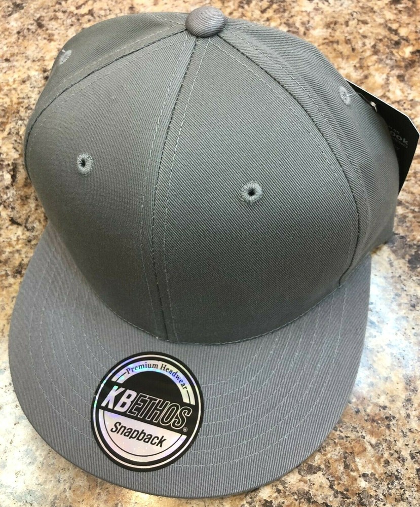 Original Plain Snapbacks Hats Flat Bill Caps [ KBETHOS ] Solid Colors (New Item)