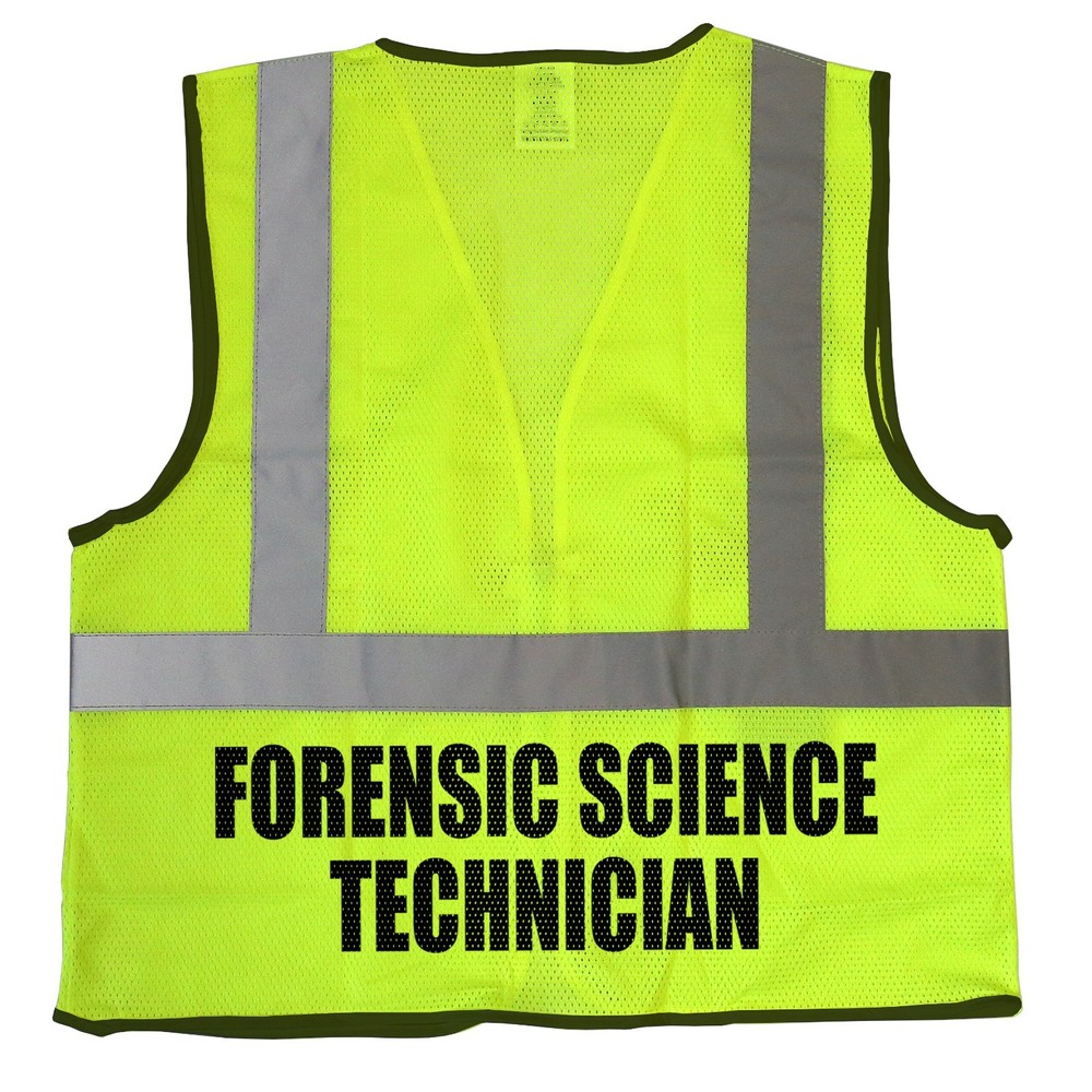 Forensic Science Technician safety vest, High Visibility vest